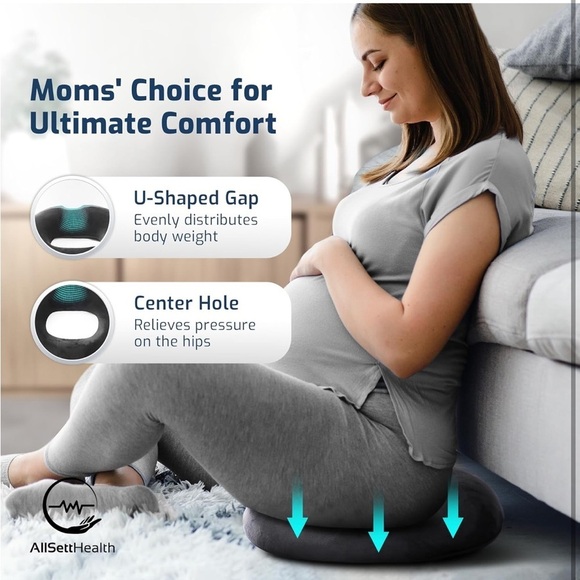 Brand New Donut Pillow Tailbone Relief Coccyx Seat Sitting Cushion Postpartum - Picture 5 of 16